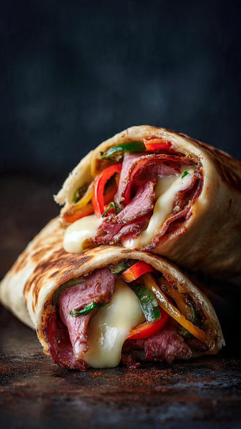 بسطرمة + موتزاريلا