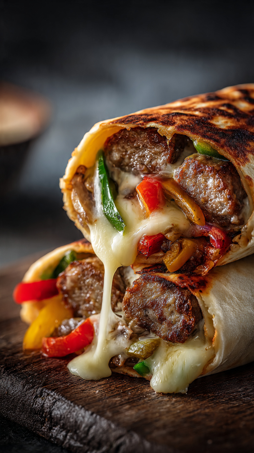 سجق + موتزاريلا