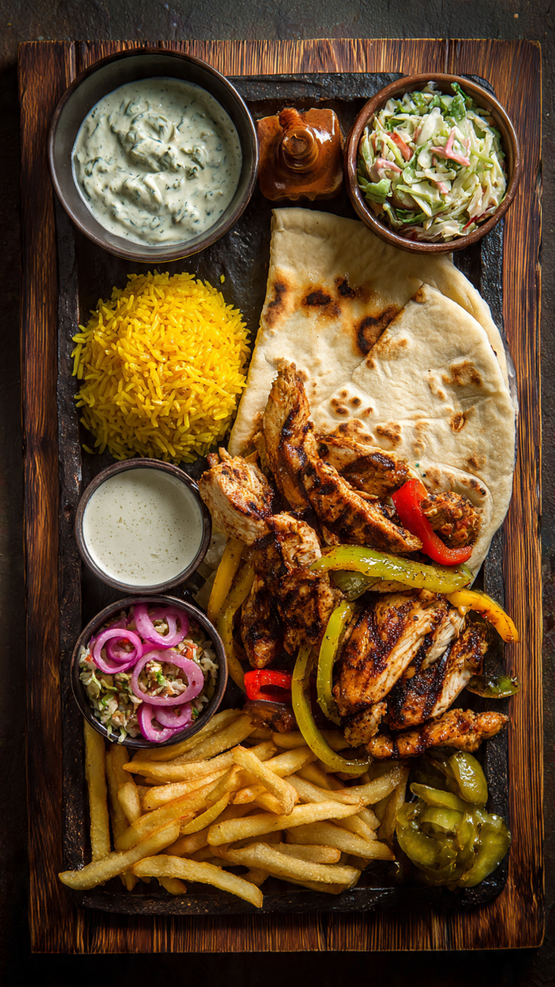 وجبة شاورما عربي